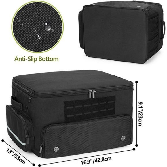 Golf Trunk Organizer Storage with Separate Compartment - Picture 5 of 6